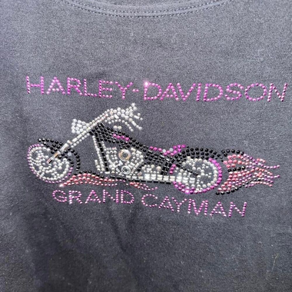 Harley-davidson Women's Black and Grey Vest